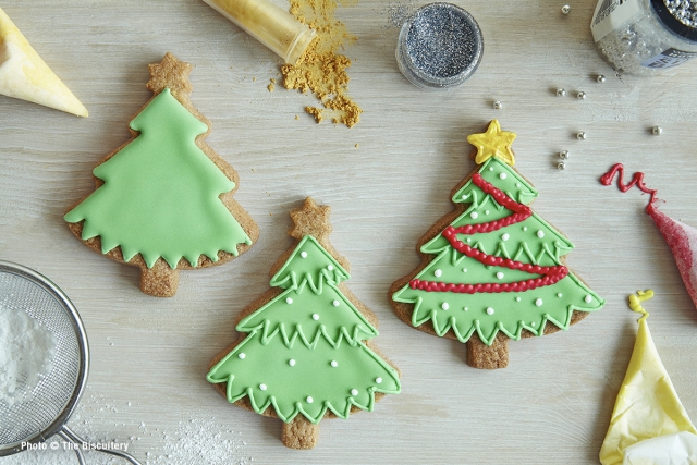Christmas Tree biscuits